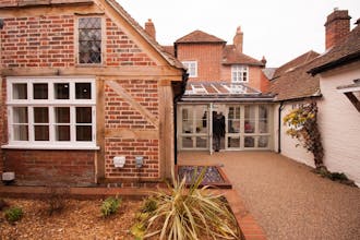 The exterior of The Haven, a breast cancer support charity in Hampshire.