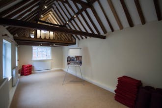 The interior of The Haven, a breast cancer support charity in Hampshire.